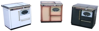 CUISINIERE BOIS CH/CENTRAL MC20 BLANC