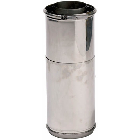 TUYAUX REGLABLE INOX DOUBLE PAROI
