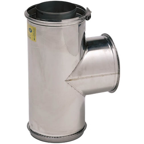 COUDE INOX DOUBLE PAROI