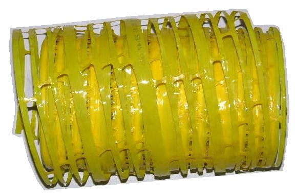 COURONNE AVERTISSEUR JAUNE GAZ 100M