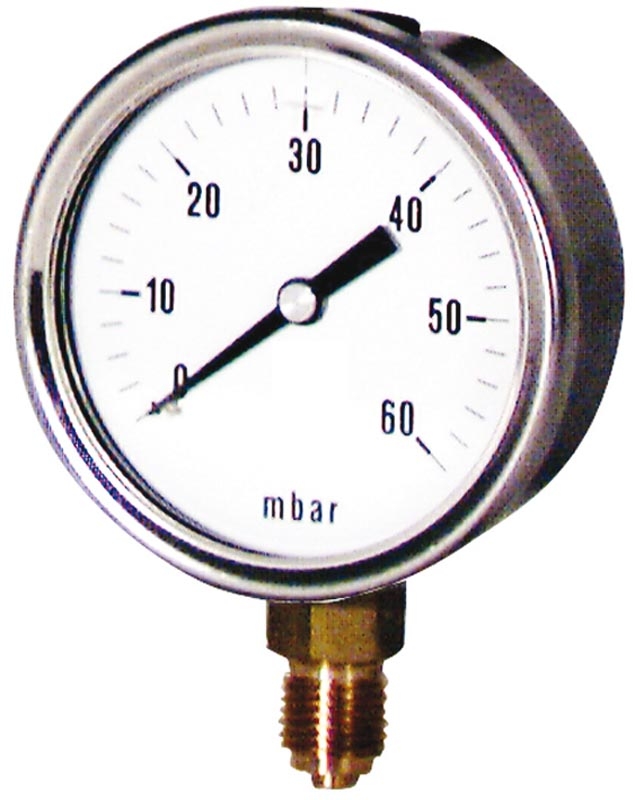 MANO GAZ 60 MBAR D63 1/4