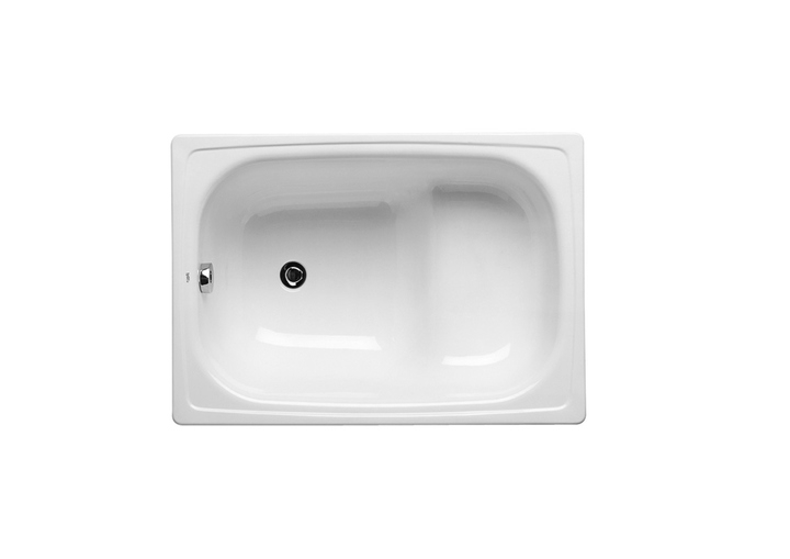 BAIGNOIRE ACIER 105 BLANCHE SABOT