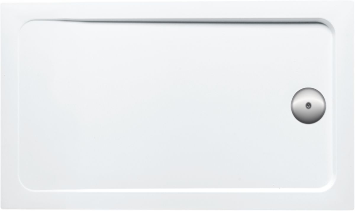 RECEVEUR EXTRA PLAT  120X90X4 BLANC 5765