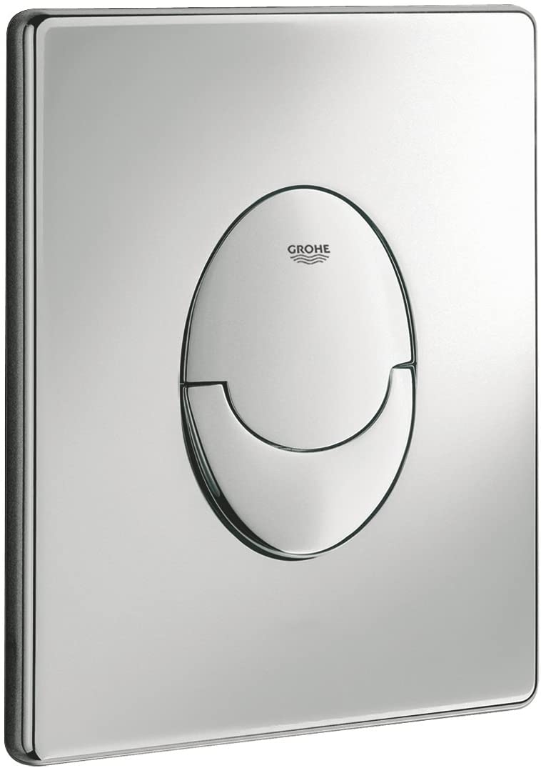 GROHE PLAQUE DOUBLE TOUCHE CHROMEE