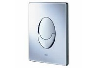 GROHE PLAQUE DOUBLE TOUCHE BLANCHE