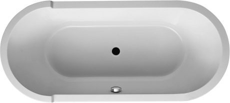 STARCK 3 - BAIGNOIRE OVALE 180X80 BLANCHE