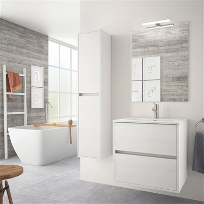 MEUBLE NOJA 700 COMPLET BLANC BRILLANT