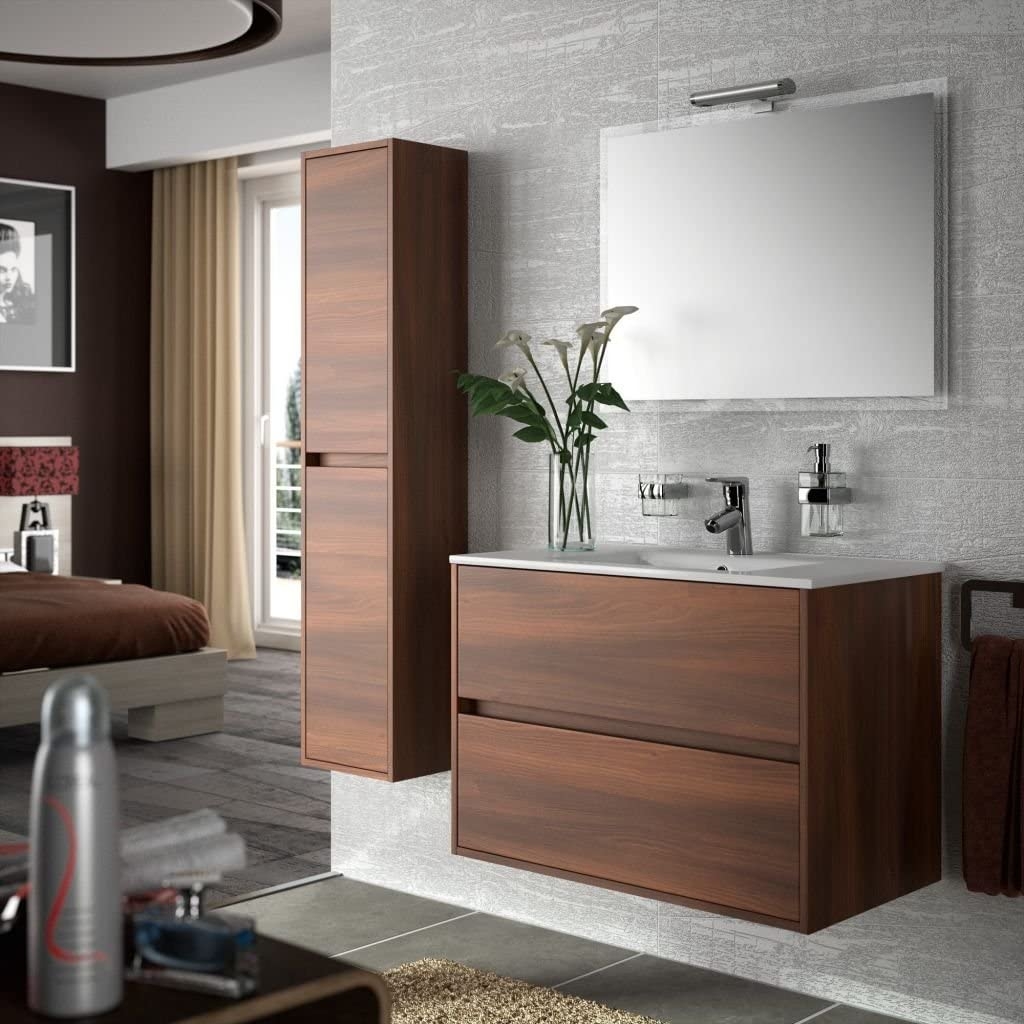 MEUBLE NOJA 700 COMPLET MARRON ACACIA A EPUISEMENT