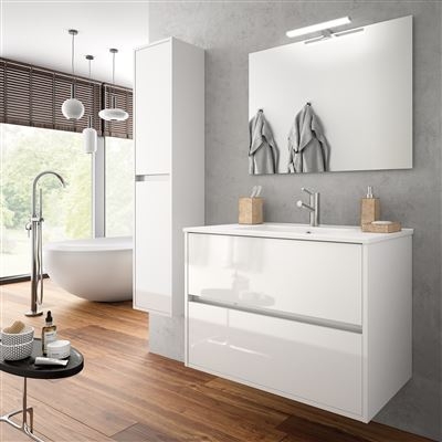 MEUBLE NOJA 800 COMPLET BLANC BRILLANT