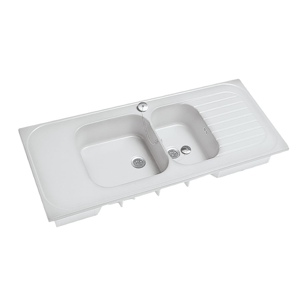 TABLE EVIER ROANNE DE 140 BLANC