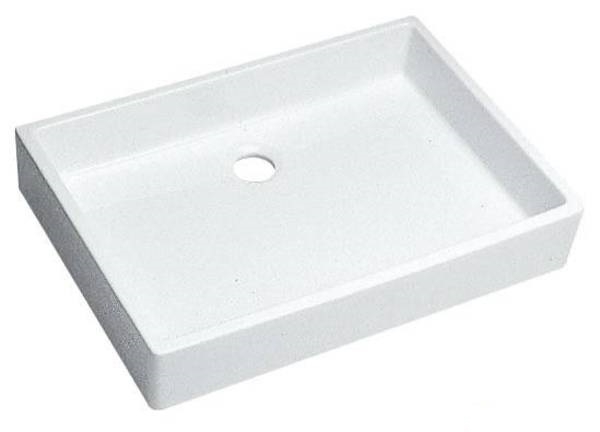 EVIER BORDS DR.60X40X13 BLANC