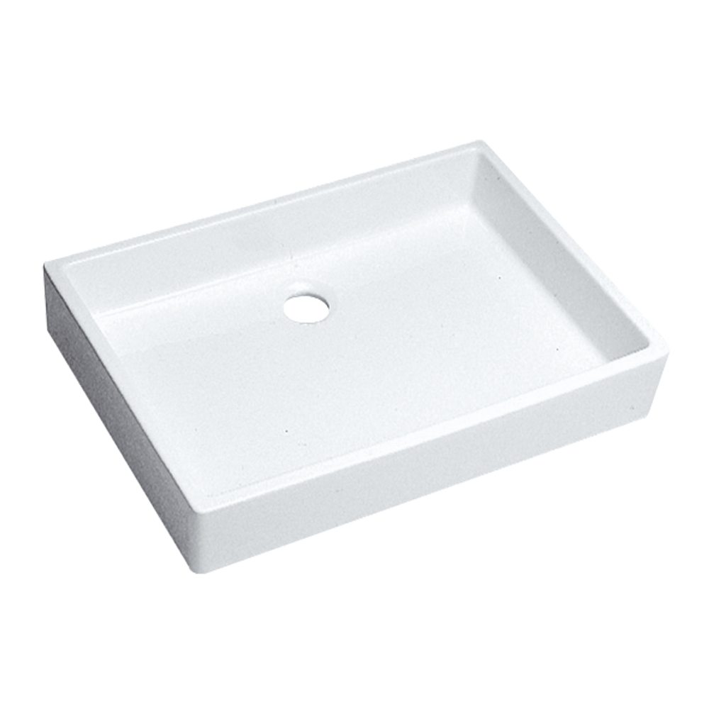 EVIER BORDS DR.60X50X13 BLANC