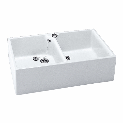 TIMBRE 90X56X25 2 CUVES BLANC