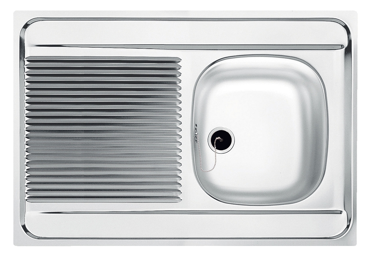 EVIER INOX A POSER  80X60