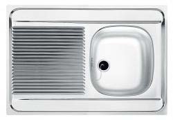 EVIER INOX A POSER 100X60