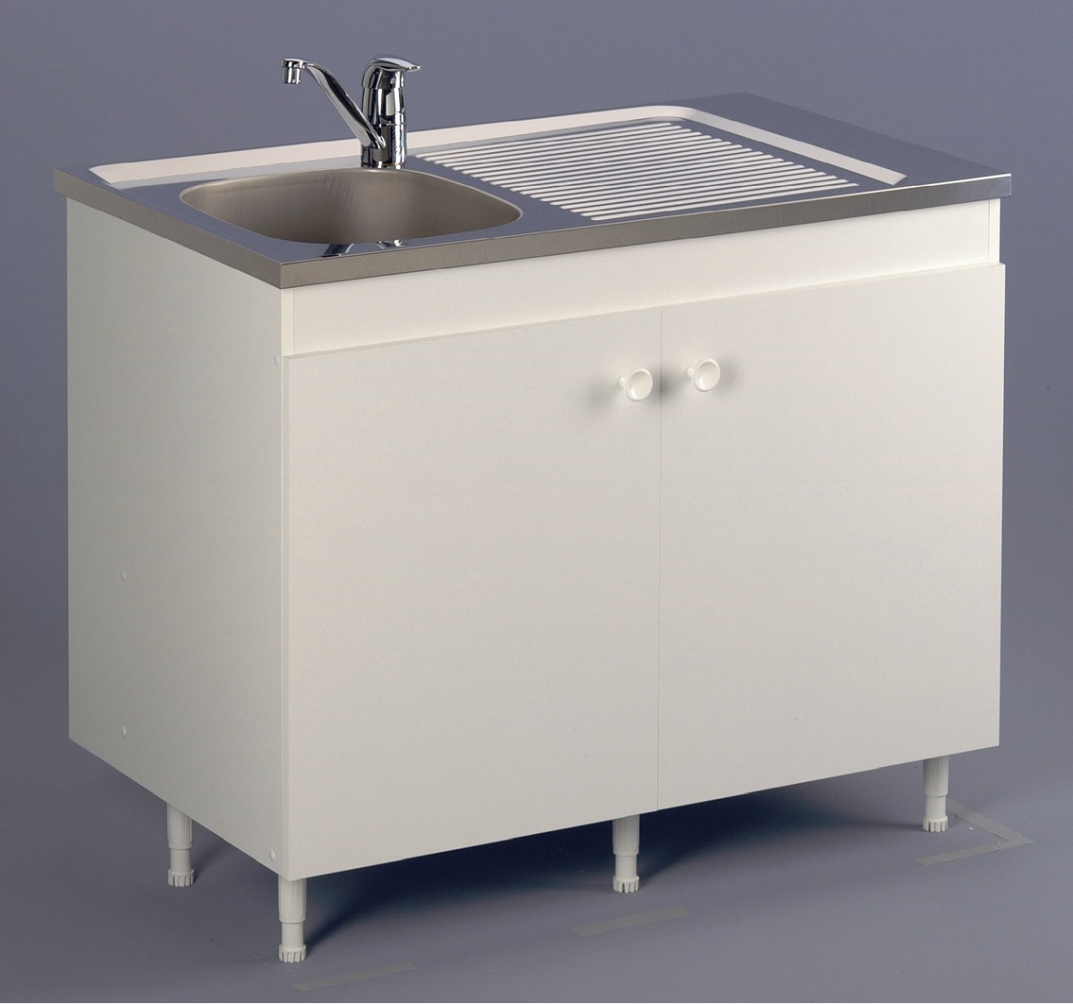 MEUBLE S/EVIER SUR PIEDS 100X60