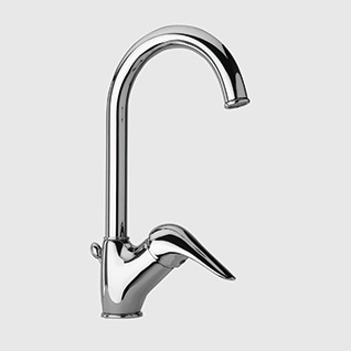 MIT.LAVABO PORTA BEC HAUT CHROME 42599