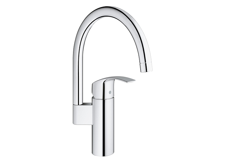 MIT GROHE EUROSMART EVIER BEC HAUT