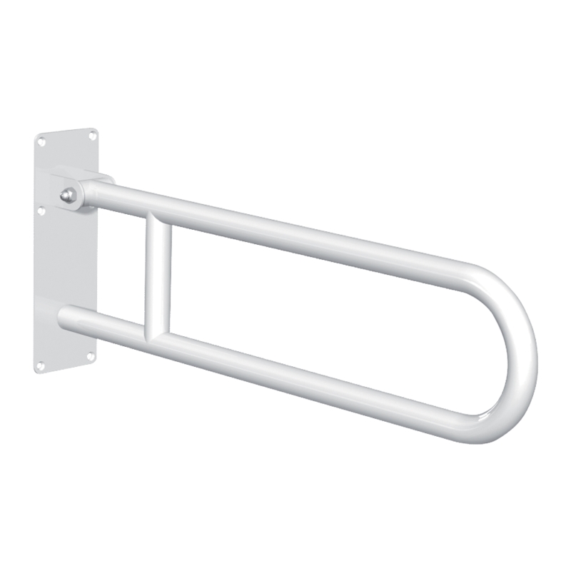 BARRE D'APPUI RELEVABLE 760MM BLANCHE