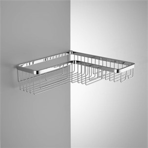 JS - PANIER D'ANGLE 2 NIVEAUX B96150CR CHROME