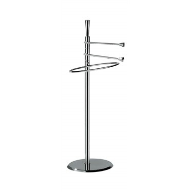 JS - PORTE SERVIETTE SUR PIEDS + ANNEAU