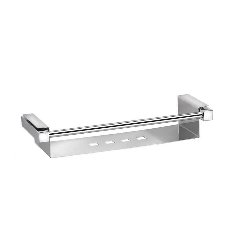 BLANCH - PORTE SAVON MURAL BAIGNOIRE CHROME