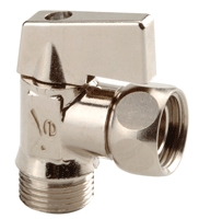 ROBINET WC EQUERRE 3/8 CHROME 1/4T