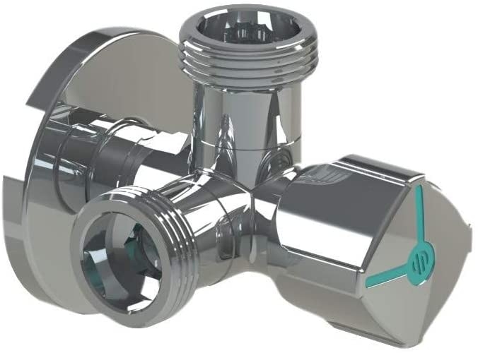 ROBINET DOUBLE M A L CHROME