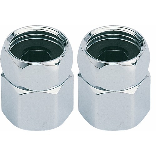 ECROU FOU TOURNANT CHROME 1/2  LES 2 -70002-