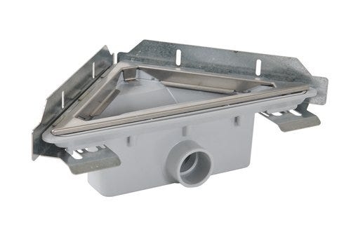 CORPS SIPHON DE DOUCHE D'ANGLE SORT.HOR