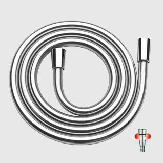 FLEXIBLE SILVER 1M75 CHROME ANTITORSION