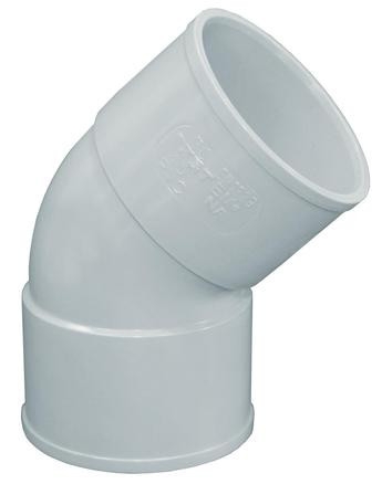 COUDE PVC 45°