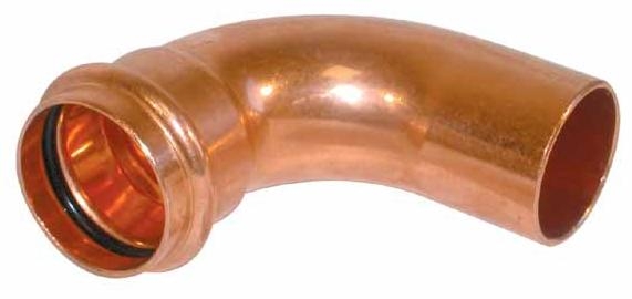 COUDES CUIVRE 90° A SERTIR MALE/ FEMELLE