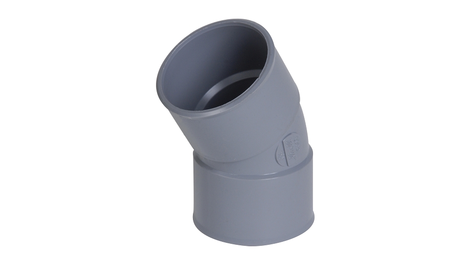COUDES PVC 30° FEMELLE / FEMELLE