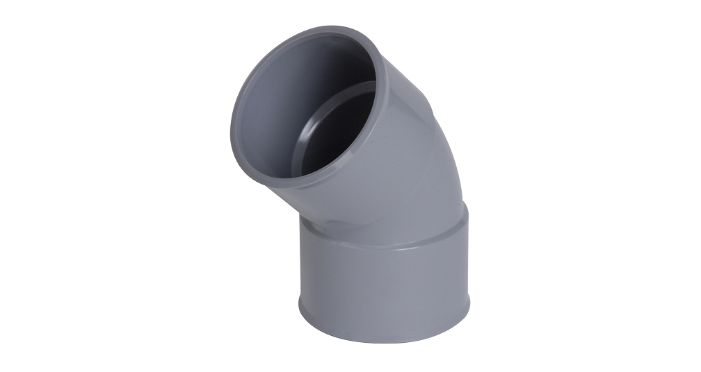 COUDES PVC 45° FEMELLE / FEMELLE