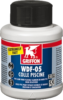 COLLE PISCINE BLEU TUYAU FLEXIBLE WDF-05