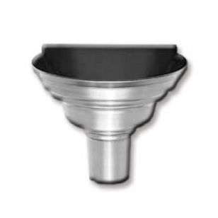 CUVETTE DEMI RONDE FACE ZINC