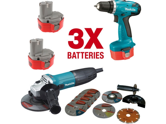 LOT PERCEUSE S/S FIL 6281DWPE3+MEULEUSEGA5030 D125