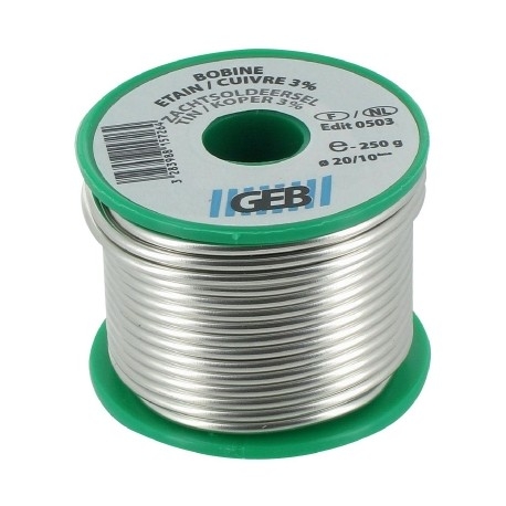 SOUDURE ETAIN/CUIVRE 250 GRS