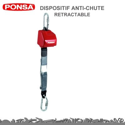 DISPOSITIF ANTI CHUTE RETRACTABLE 2.50M