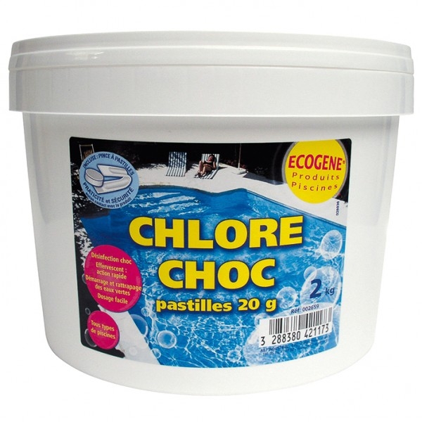 TECHNILABEL CHLORE CHOC 10KGS PASTILLES 20GRS