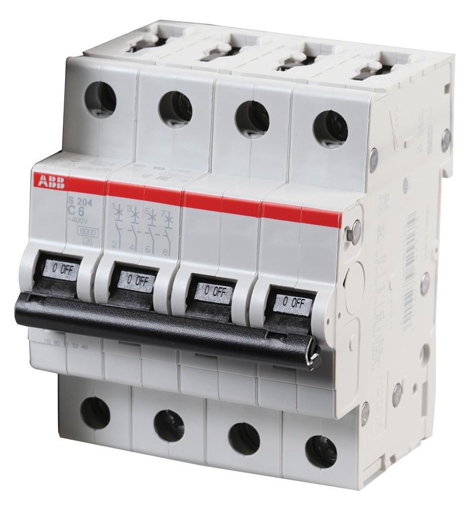 ABB 24624 DISJONCTEUR S204 4P 63A COURBE D